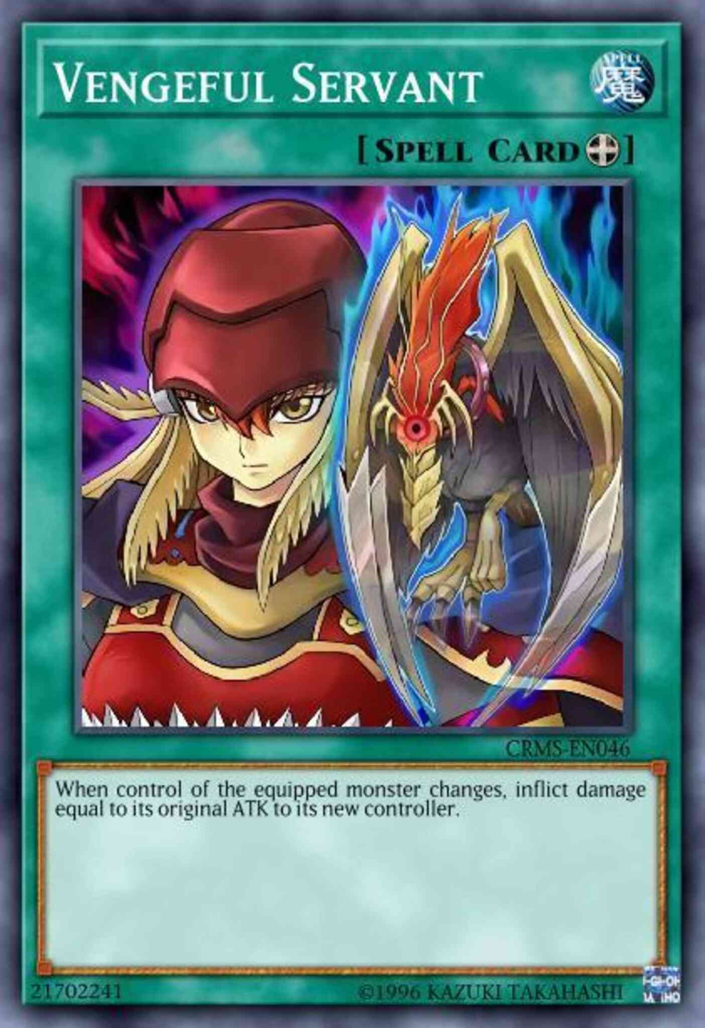 Vengeful Servant - CRMS-EN046 - Common - 1st Edition
