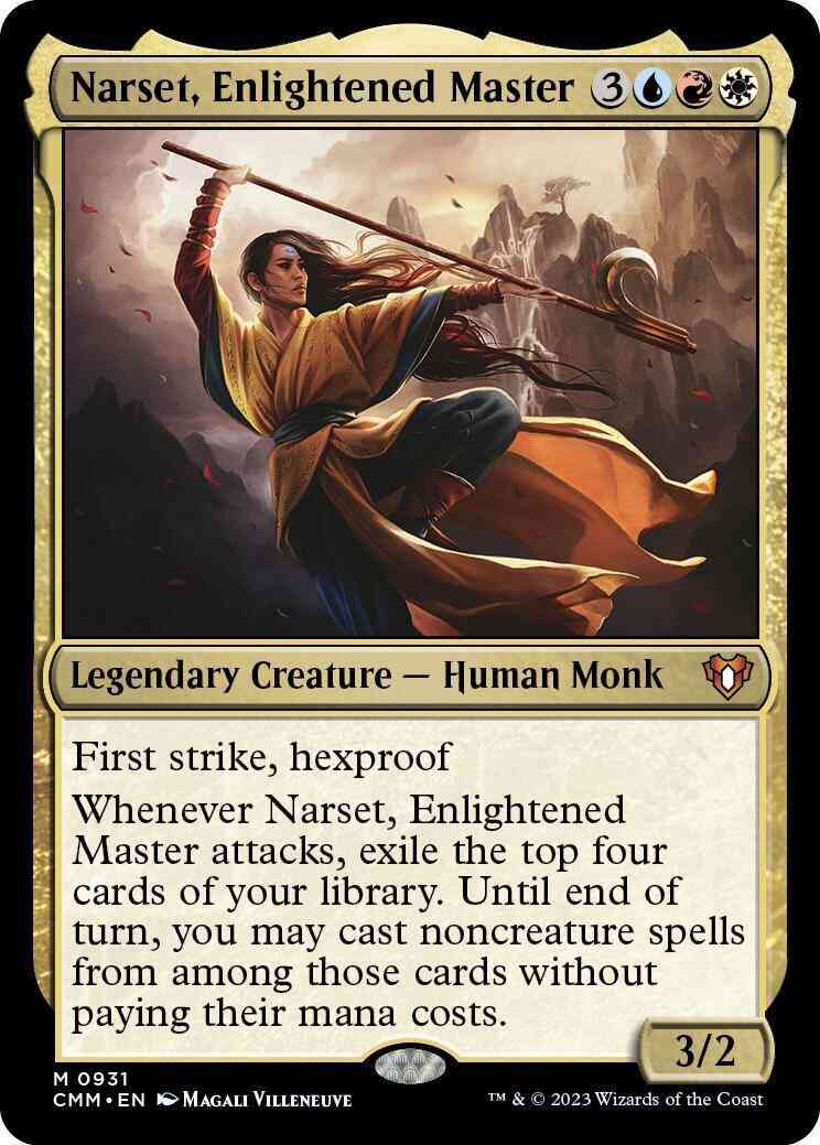 Narset, Enlightened Master [931] [Commander Masters] [Non-Foil]