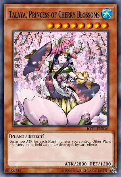 Talaya, Princess of Cherry Blossoms - SESL-EN052 - Super Rare - 1st Edition