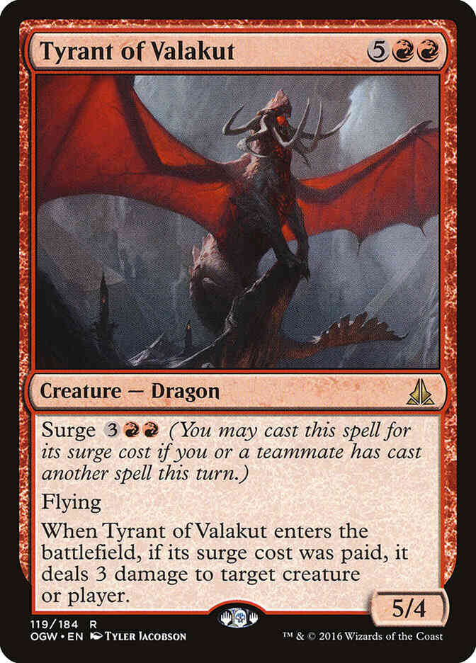 Tyrant of Valakut [119] [Oath of the Gatewatch] [Non-Foil]