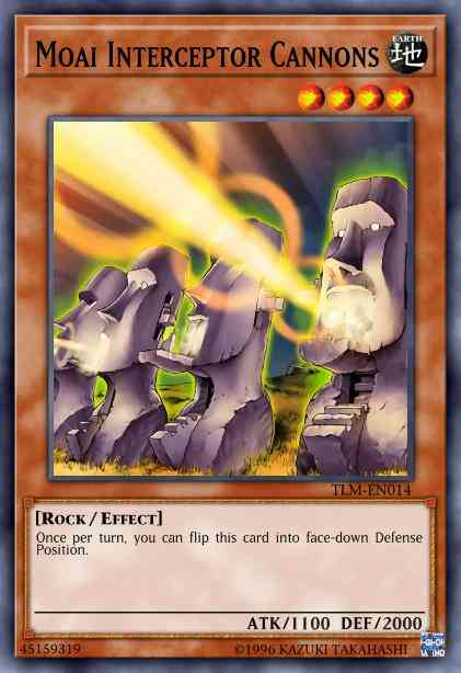 Moai Interceptor Cannons - SD7-EN011 - Common - 1st Edition