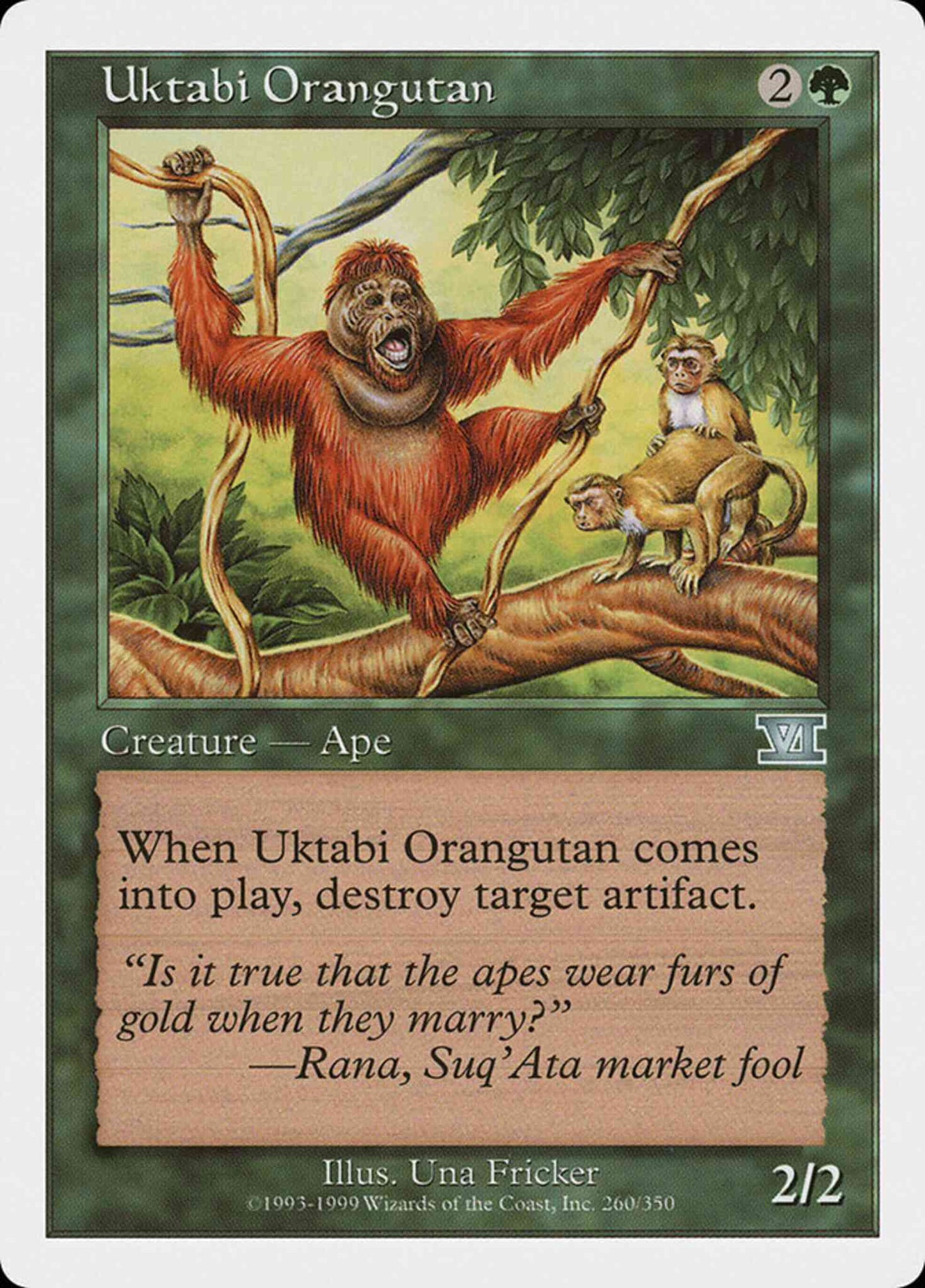 Uktabi Orangutan [260] [Classic Sixth Edition] [Non-Foil]