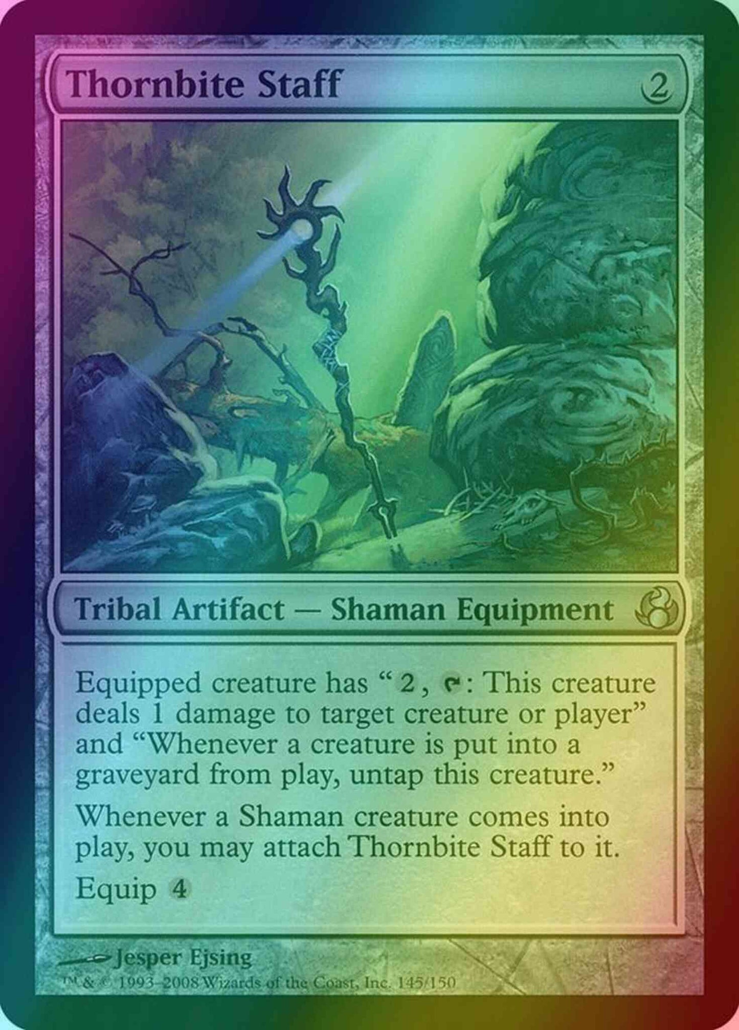 Thornbite Staff [145] [Morningtide] [Foil]