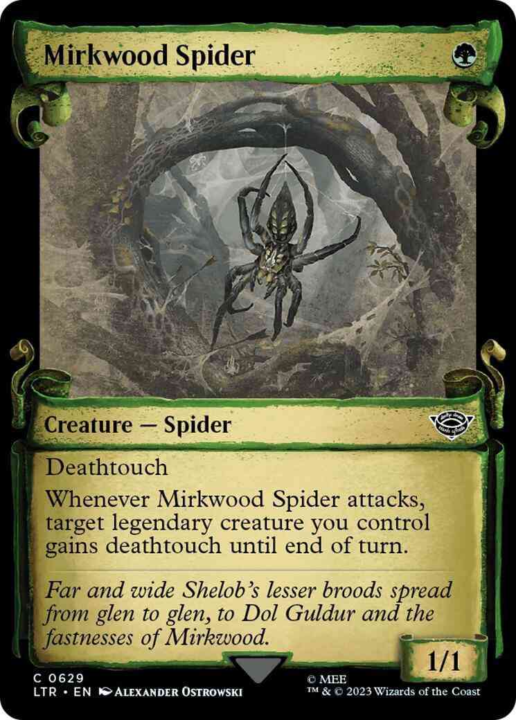 Mirkwood Spider [629] [Scrolls Showcase] [The Lord of the Rings: Tales of Middle-earth] [Non-Foil]