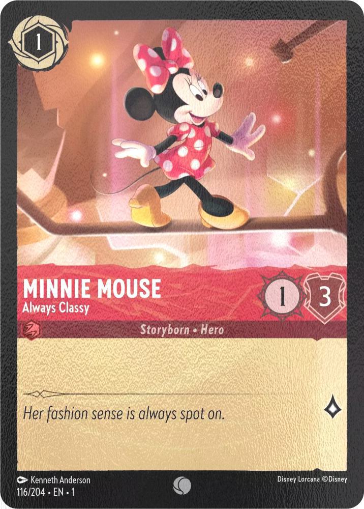 Minnie Mouse - Always Classy - 116/204 [The First Chapter] [Cold Foil]