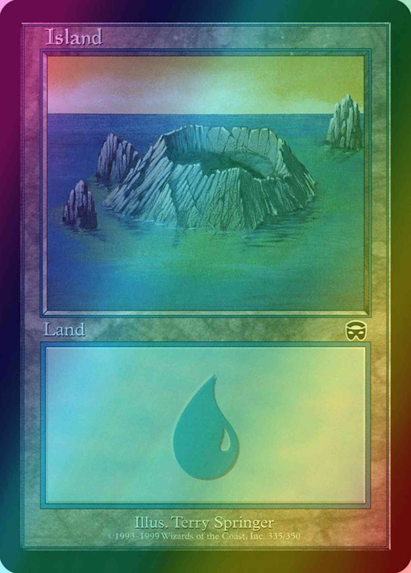 Island [335] [Mercadian Masques] [Foil]
