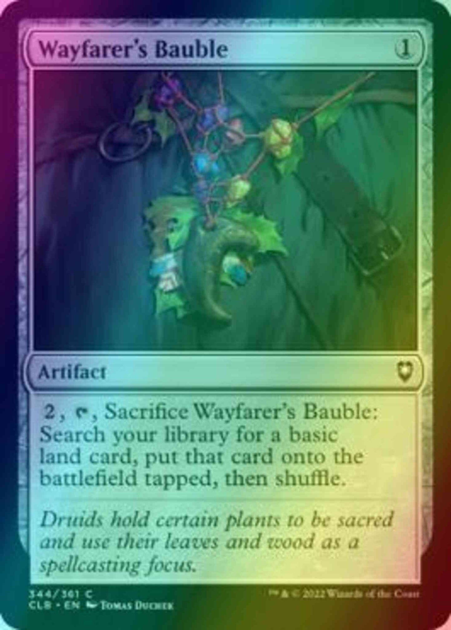 Wayfarer's Bauble [344] [Commander Legends: Battle for Baldur's Gate] [Foil]