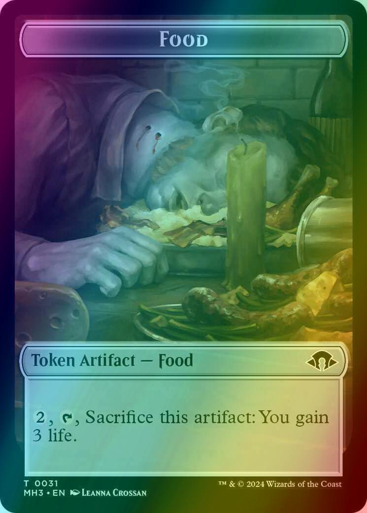 Eldrazi Spawn Token (02) // Food Token (31) [Modern Horizons 3: Tokens] [Foil]