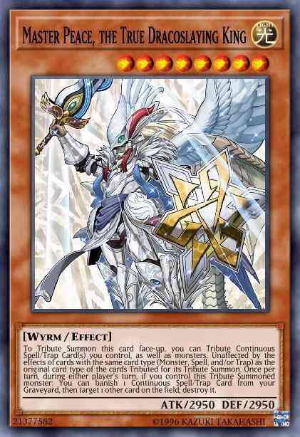 Master Peace, the True Dracoslaying King - MACR-EN024 - Secret Rare - 1st Edition