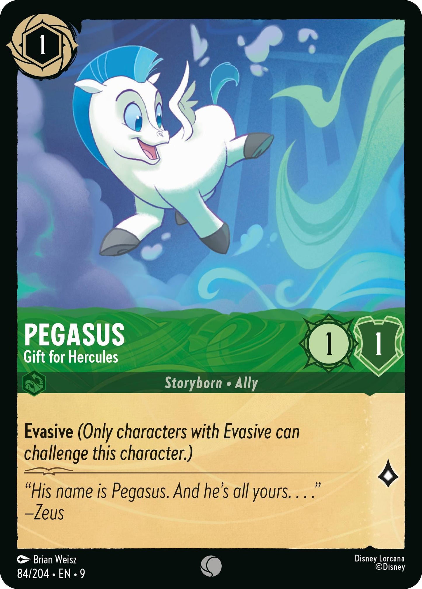 Pegasus - Gift for Hercules - 84/204 [Fabled] [Non-Foil]