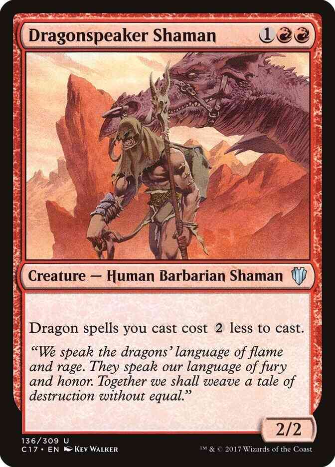 Dragonspeaker Shaman [136] [Commander 2017] [Non-Foil]