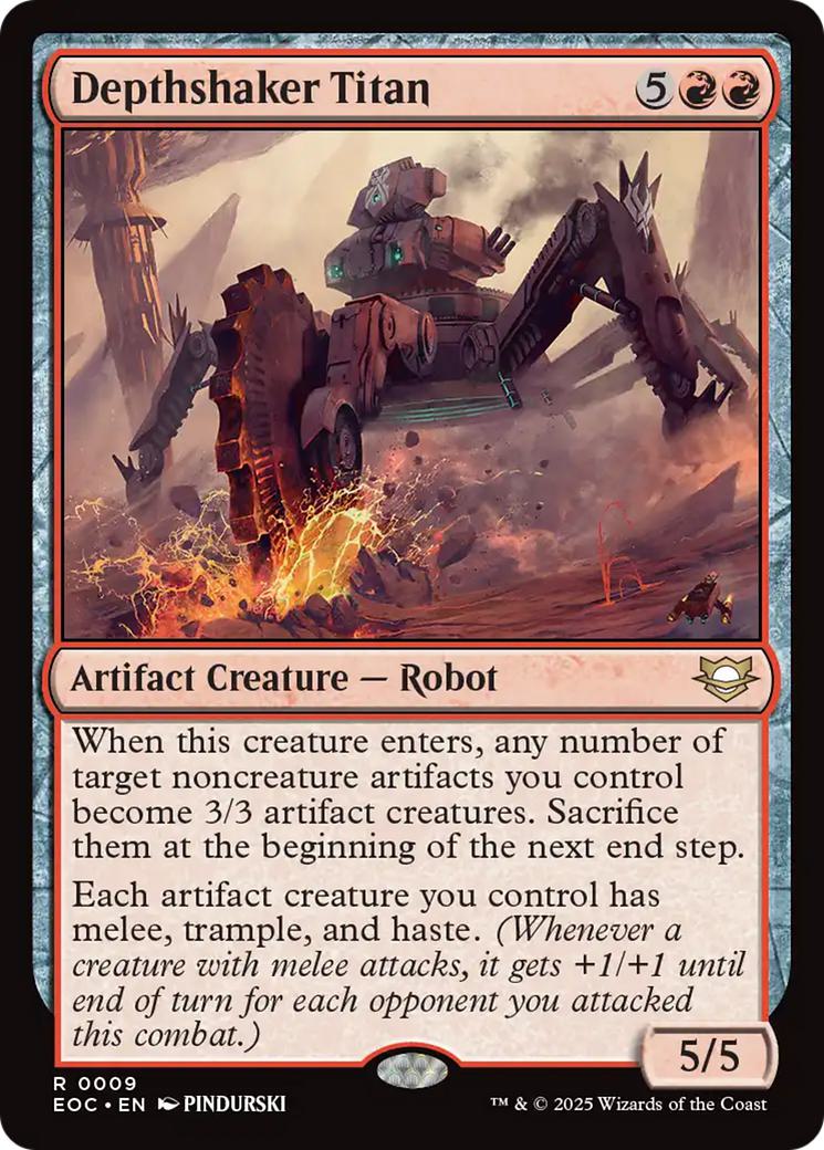 Depthshaker Titan [9] [Edge of Eternities: Commander] [Non-Foil]