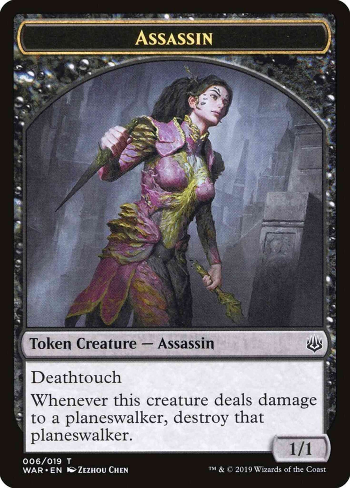Assassin Token [06] [War of the Spark Tokens] [Non-Foil]