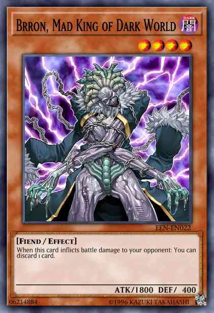 Brron, Mad King of Dark World - EEN-EN022 - Ultimate Rare - 1st Edition
