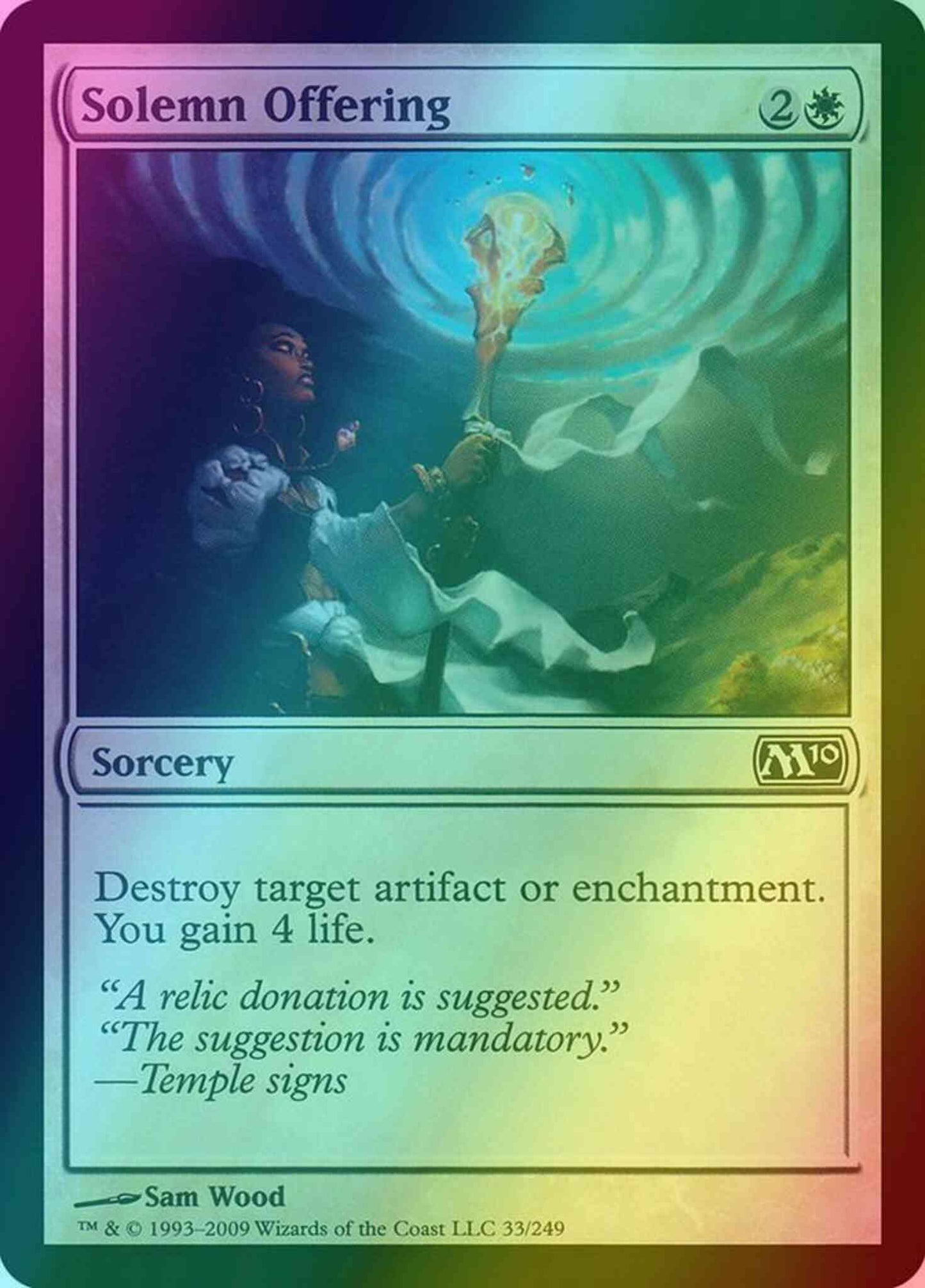 Solemn Offering [33] [Magic 2010] [Foil]