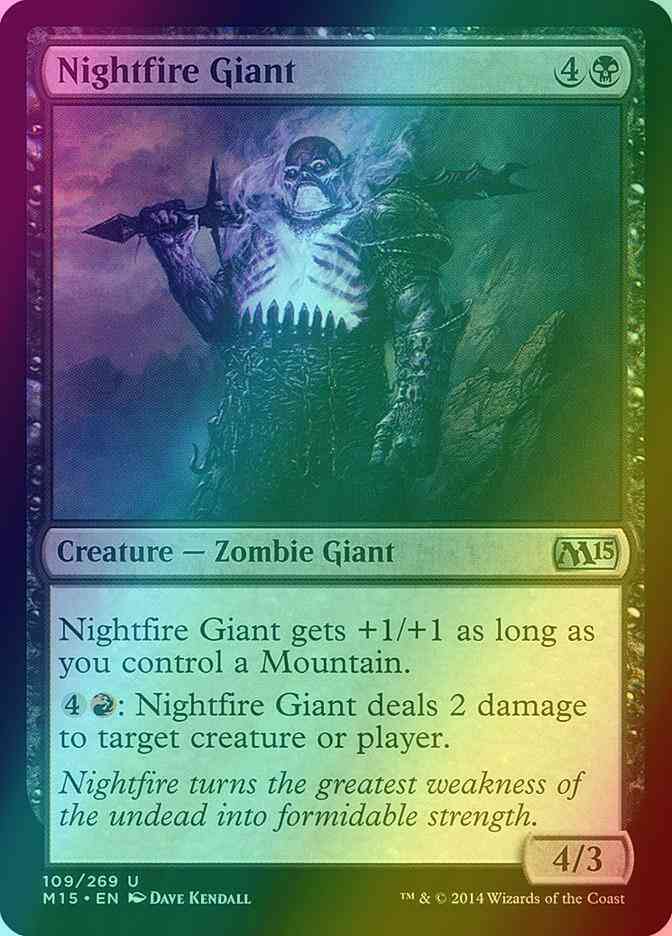 Nightfire Giant [109] [Magic 2015] [Foil]