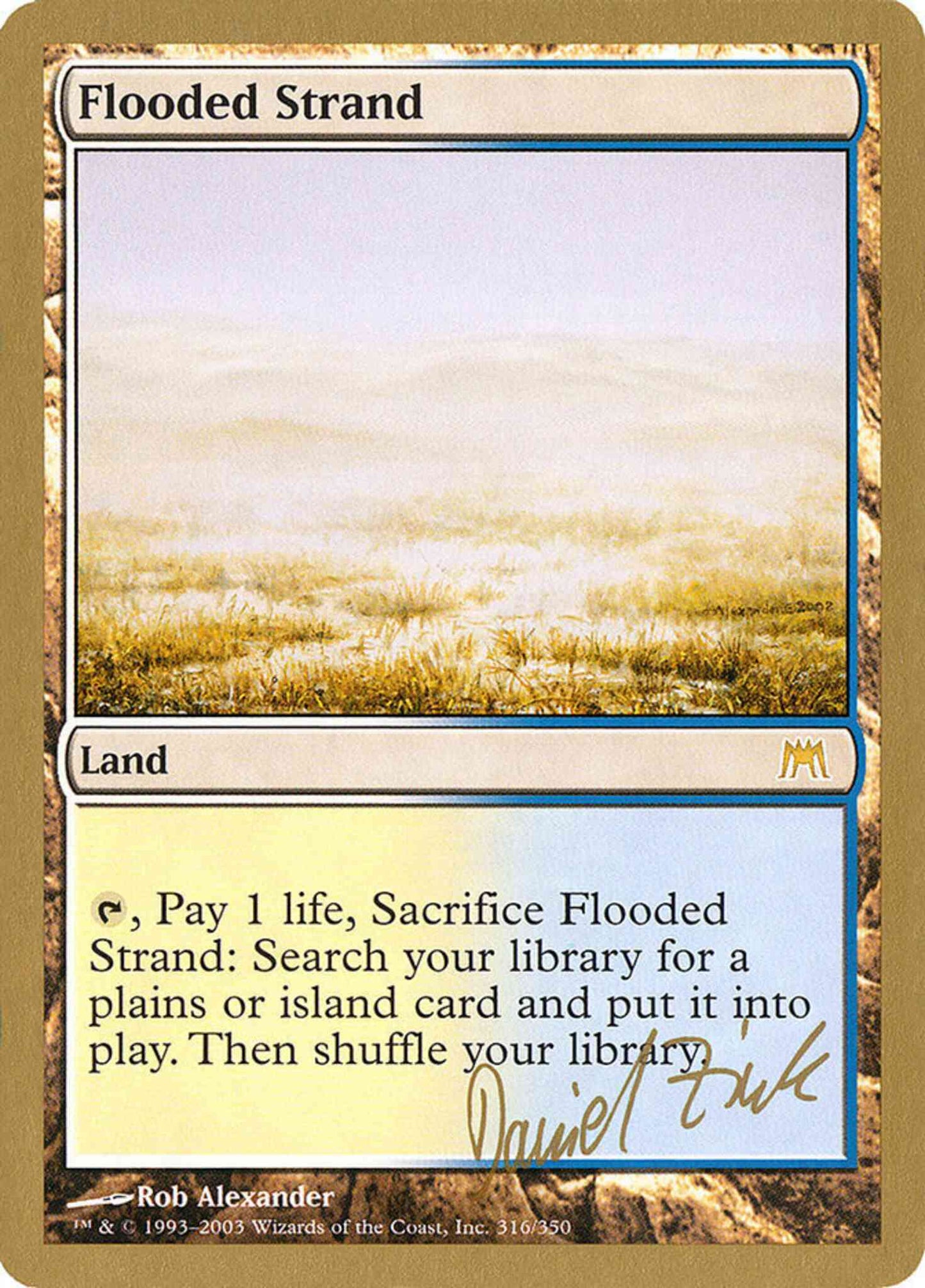 Flooded Strand [dz316] [World Championship Decks 2003] [Non-Foil]