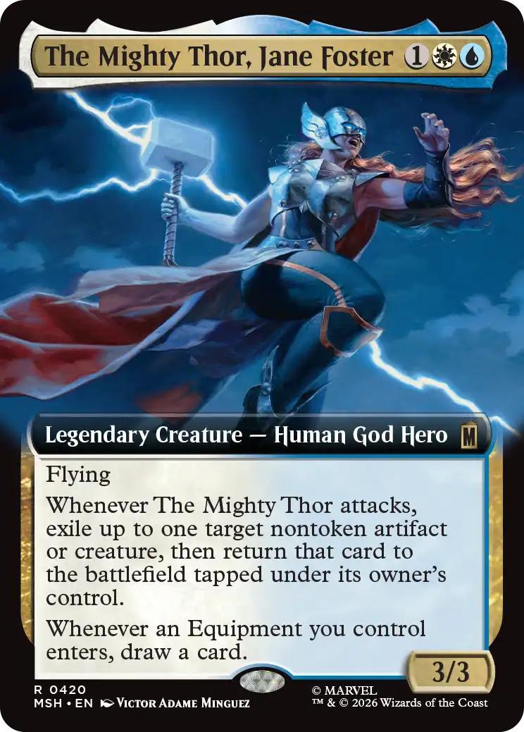 The Mighty Thor, Jane Foster [420] [Extended Art] [Marvel Super Heroes] [Non-Foil]