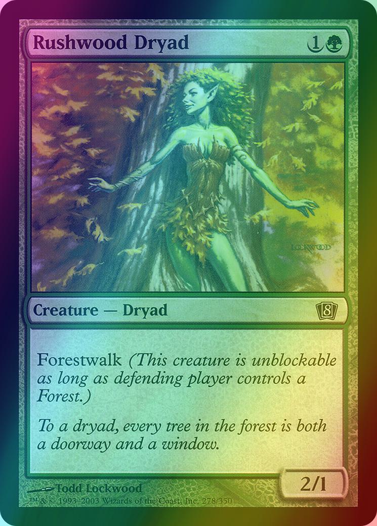 Rushwood Dryad [278x] [Eighth Edition] [Foil]