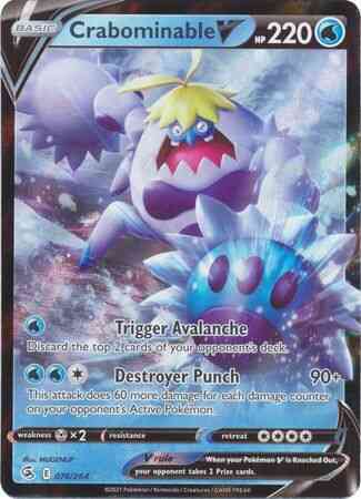 Crabominable V - 076/264 - Rare Ultra [SWSH8-076] [Ultra]