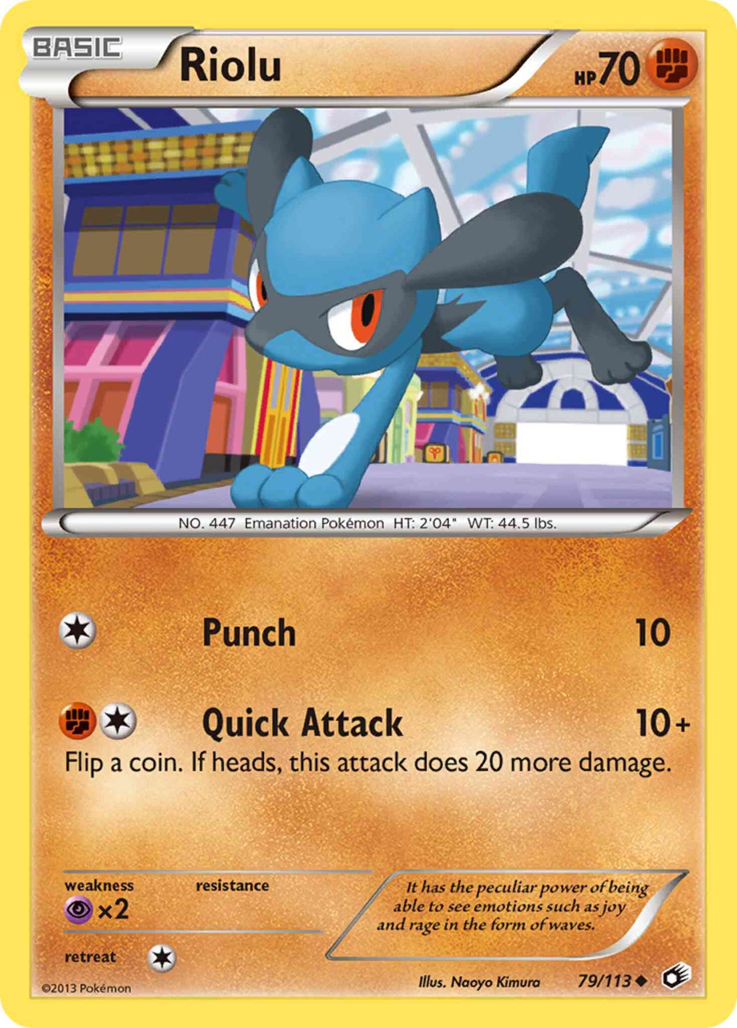 Riolu - 79/113 - Uncommon [bw11-79] [Non-Holo]