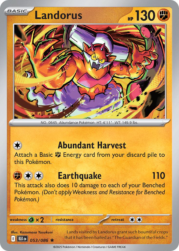 Landorus - 053/086 - Rare [sv105b-053] [Holo]