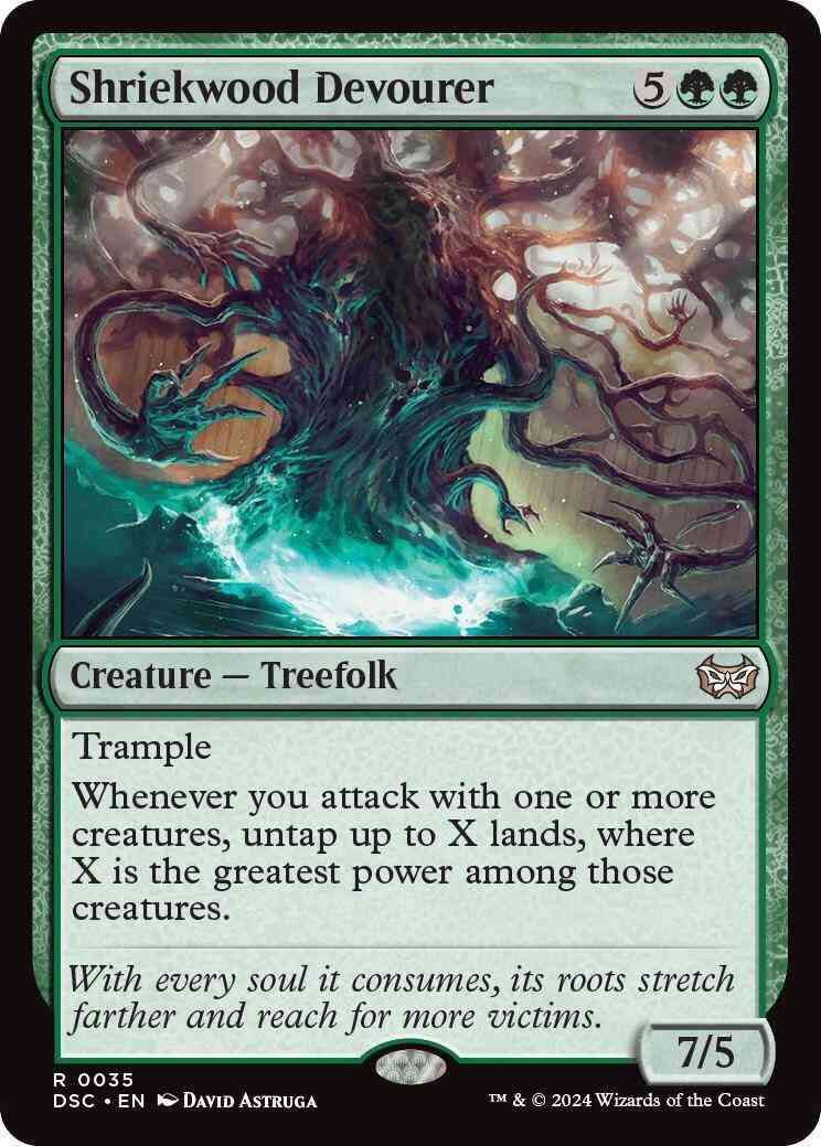 Shriekwood Devourer [35] [Duskmourn: House of Horror: Commander] [Non-Foil]