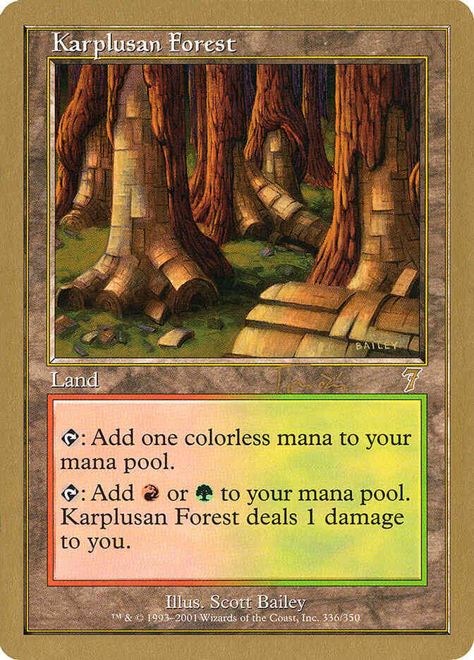 Karplusan Forest [jt336] [World Championship Decks 2001] [Non-Foil]