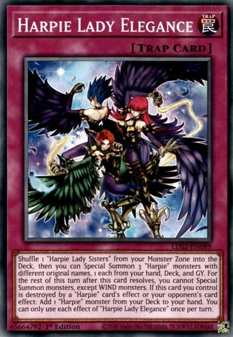 Harpie Lady Elegance - LDS2-EN089 - Common - 1st Edition