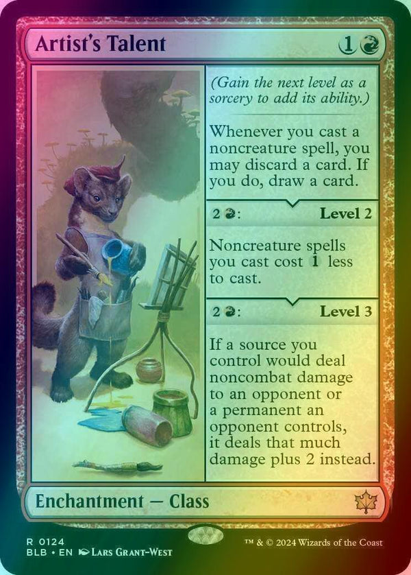 Artist's Talent [124] [Bloomburrow] [Foil]