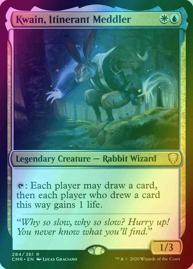 Kwain, Itinerant Meddler [284] [Commander Legends] [Foil]
