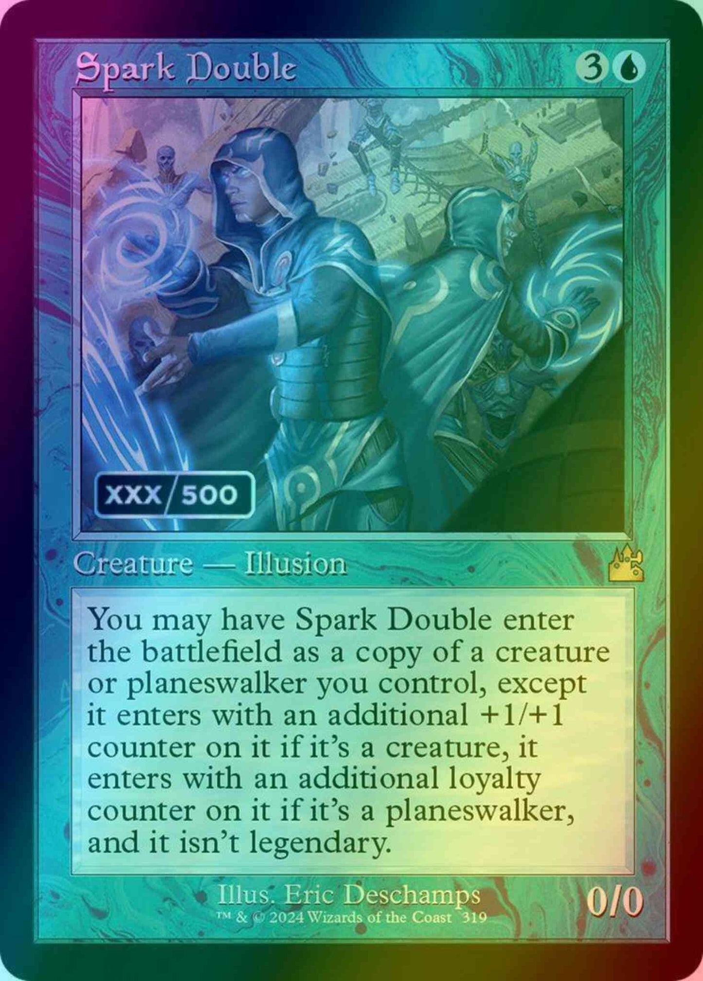 Spark Double - Serial Numbered [319z] [Retro Frame] [Ravnica Remastered] [Foil]