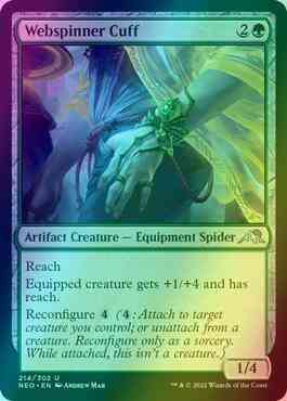 Webspinner Cuff [214] [Kamigawa: Neon Dynasty] [Foil]