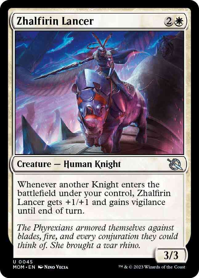 Zhalfirin Lancer [45] [March of the Machine] [Non-Foil]