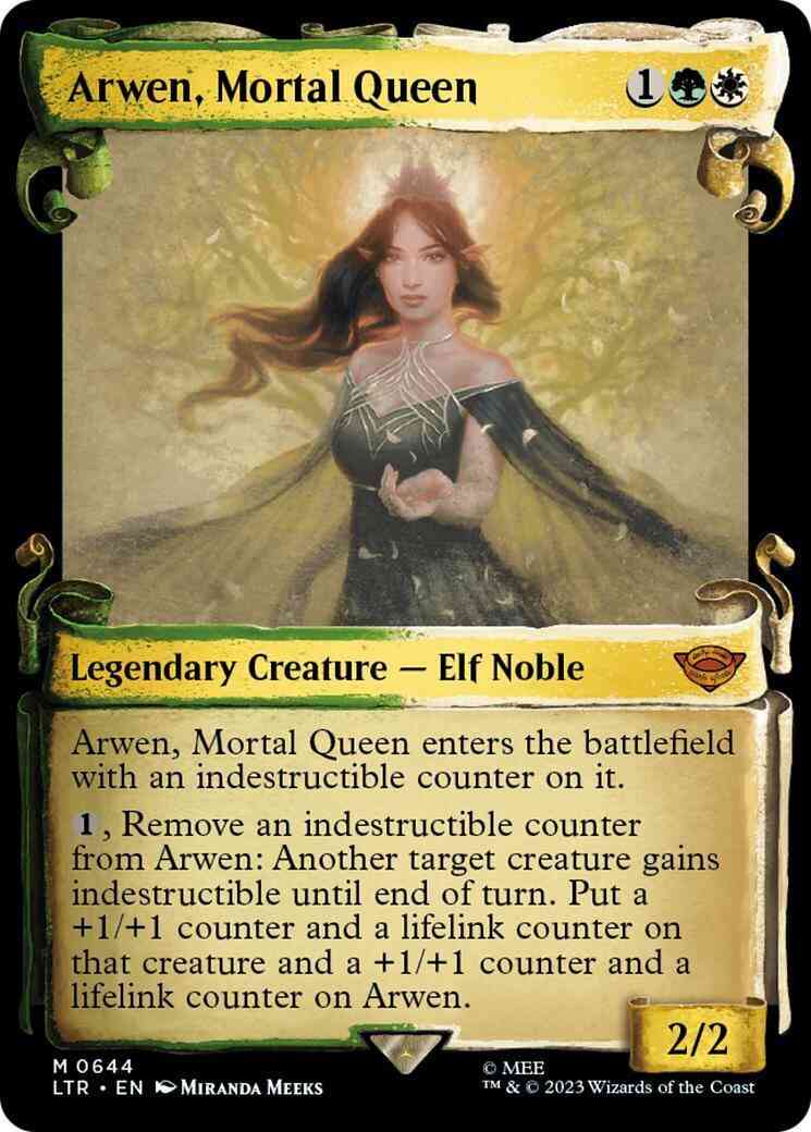 Arwen, Mortal Queen [644] [Scrolls Showcase] [The Lord of the Rings: Tales of Middle-earth] [Non-Foil]