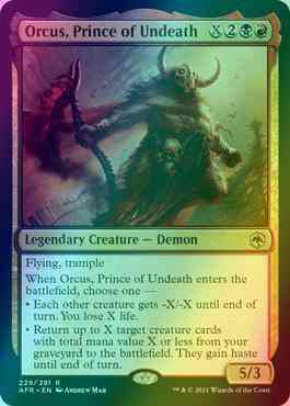 Orcus, Prince of Undeath [229] [Adventures in the Forgotten Realms] [Foil]