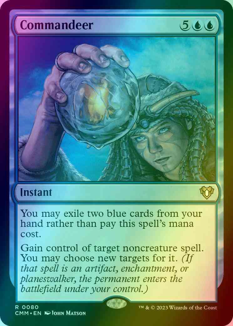Commandeer [80] [Commander Masters] [Foil]