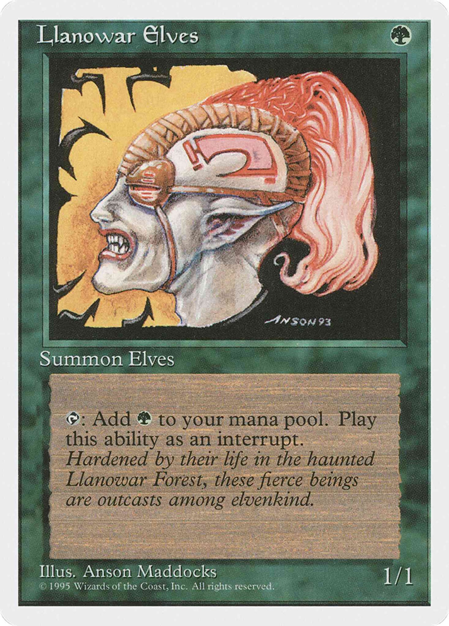 Llanowar Elves [261] [Fourth Edition] [Non-Foil]