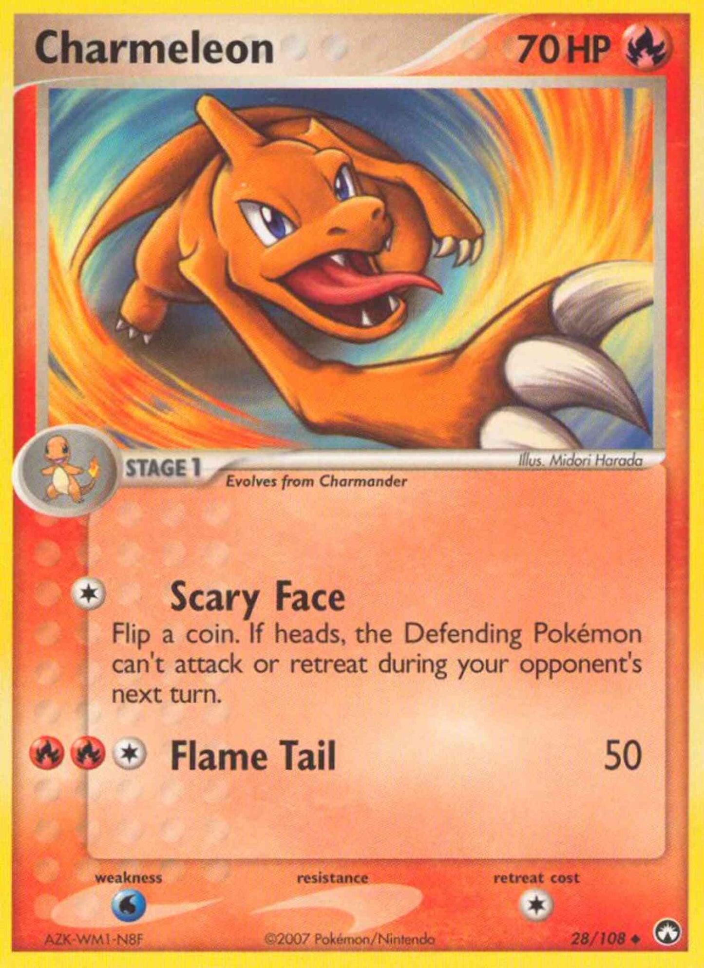 Charmeleon - 28/108 - Uncommon [ex16-28] [Reverse Holo]