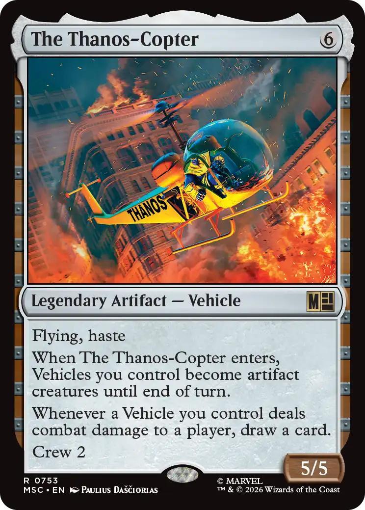 The Thanos-Copter [753] [Jumpstart] [Marvel Super Heroes: Commander] [Non-Foil]