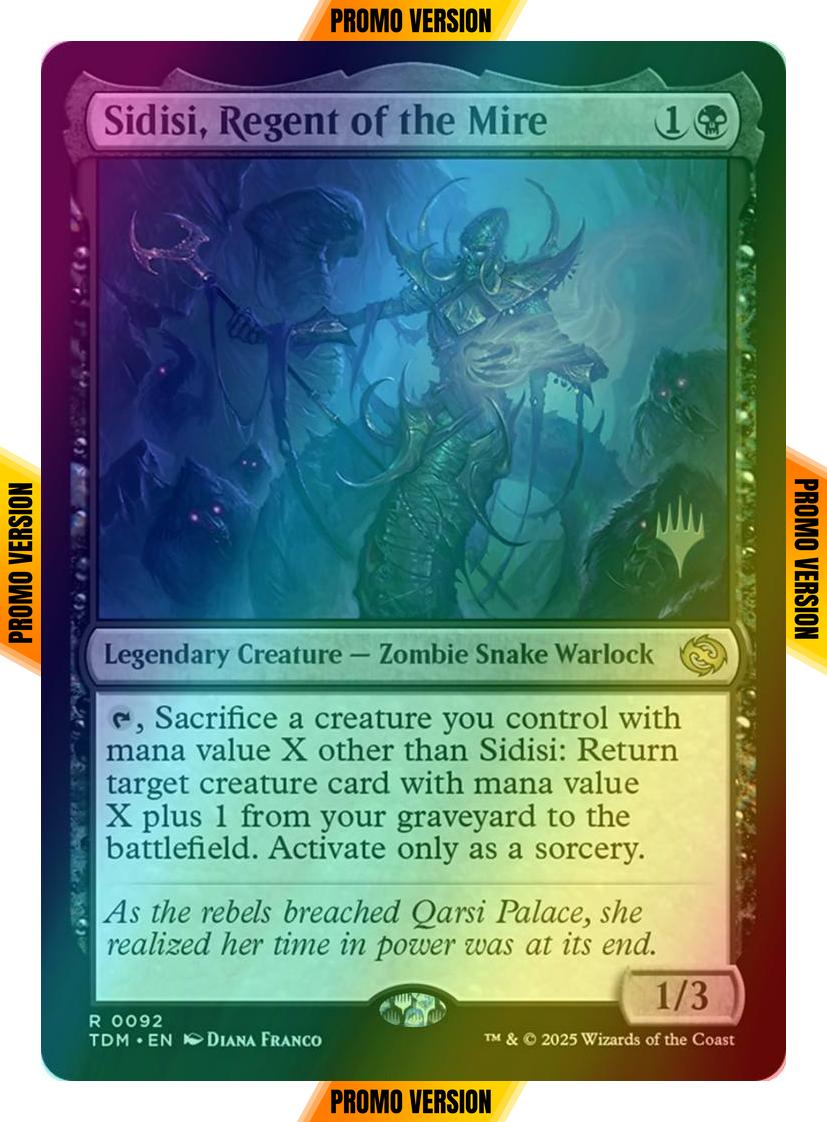 Sidisi, Regent of the Mire [92p] [Promo Pack] [Tarkir: Dragonstorm: Promos] [Foil]