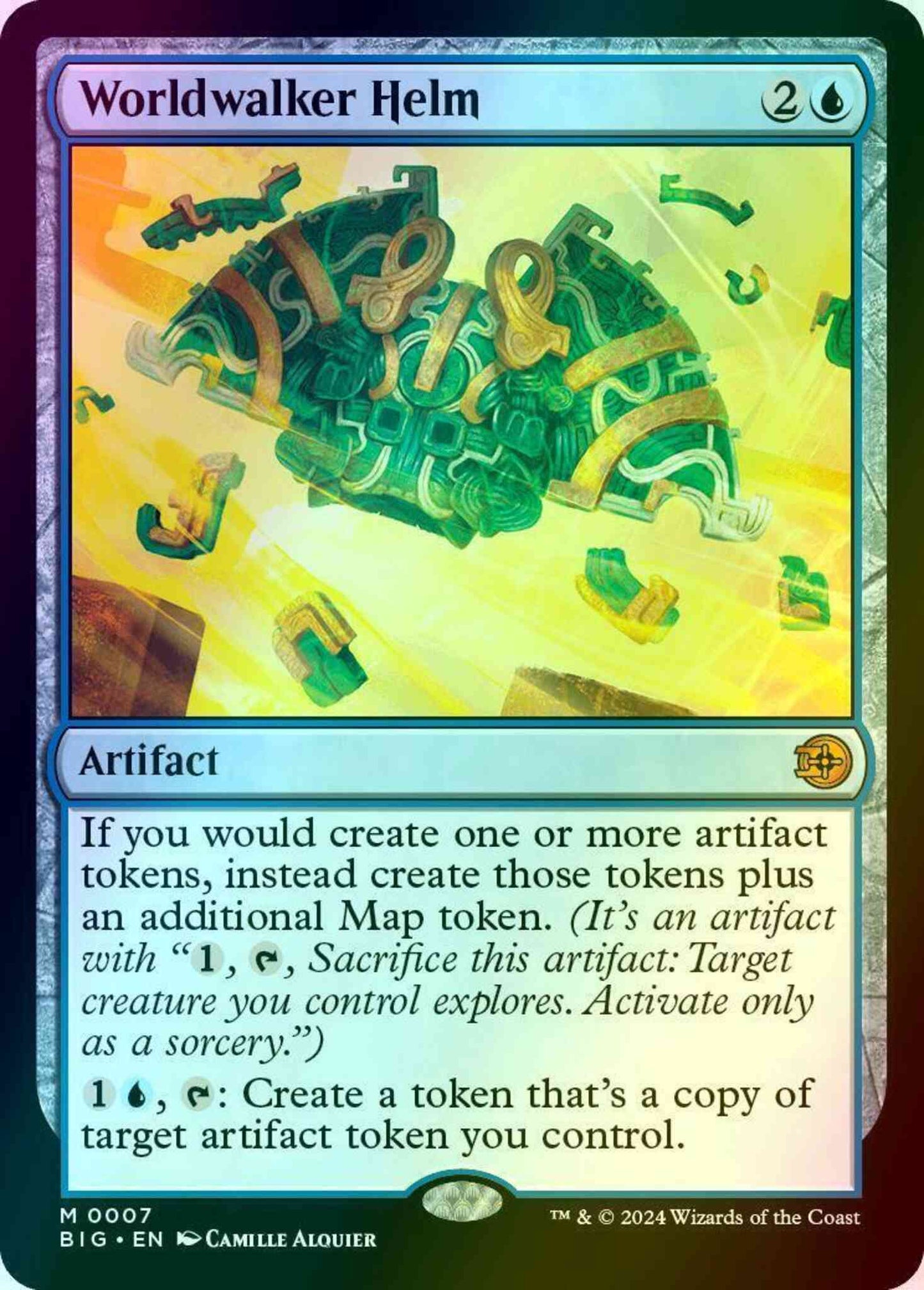 Worldwalker Helm [7] [The Big Score] [Foil]