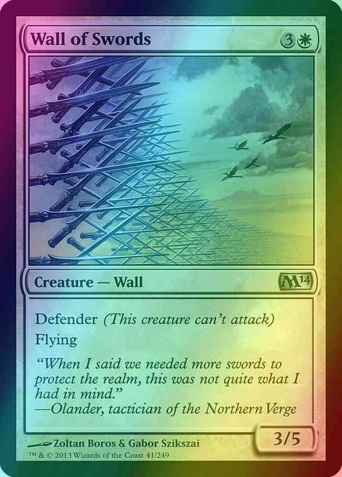 Wall of Swords [41] [Magic 2014] [Foil]