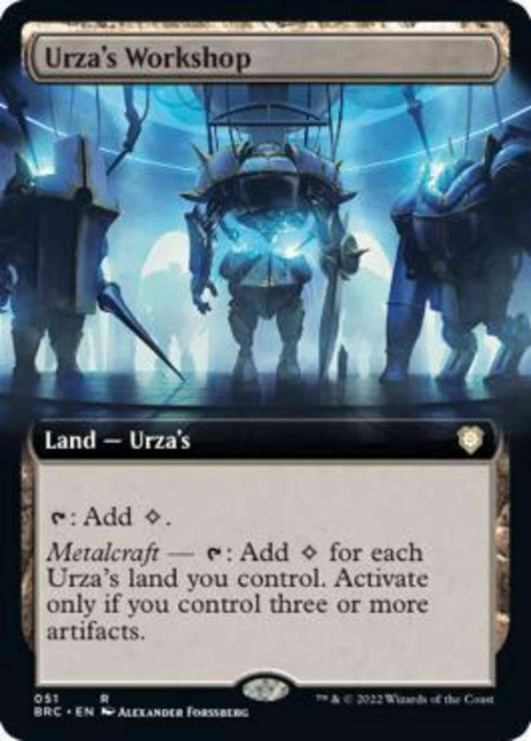 Urza's Workshop [51] [Extended Art] [The Brothers' War: Commander] [Non-Foil]