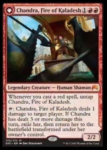 Chandra, Fire of Kaladesh // Chandra, Roaring Flame [135] [Magic Origins] [Non-Foil]