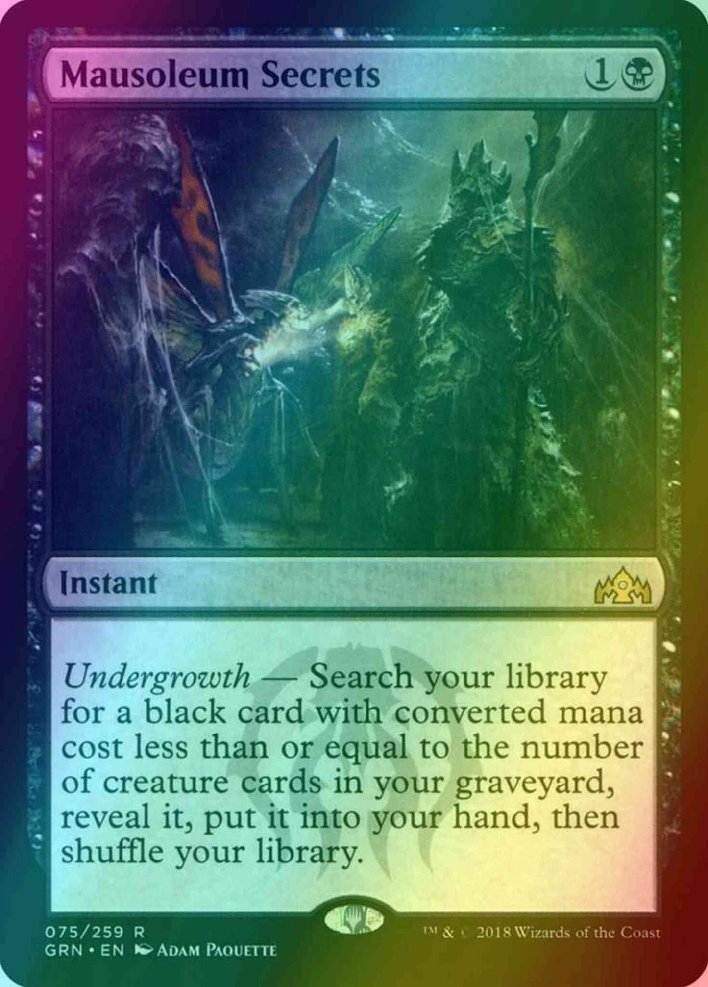Mausoleum Secrets [75] [Guilds of Ravnica] [Foil]