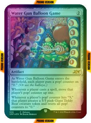 Water Gun Balloon Game [538] [Launch Party] [Unfinity] [Foil]