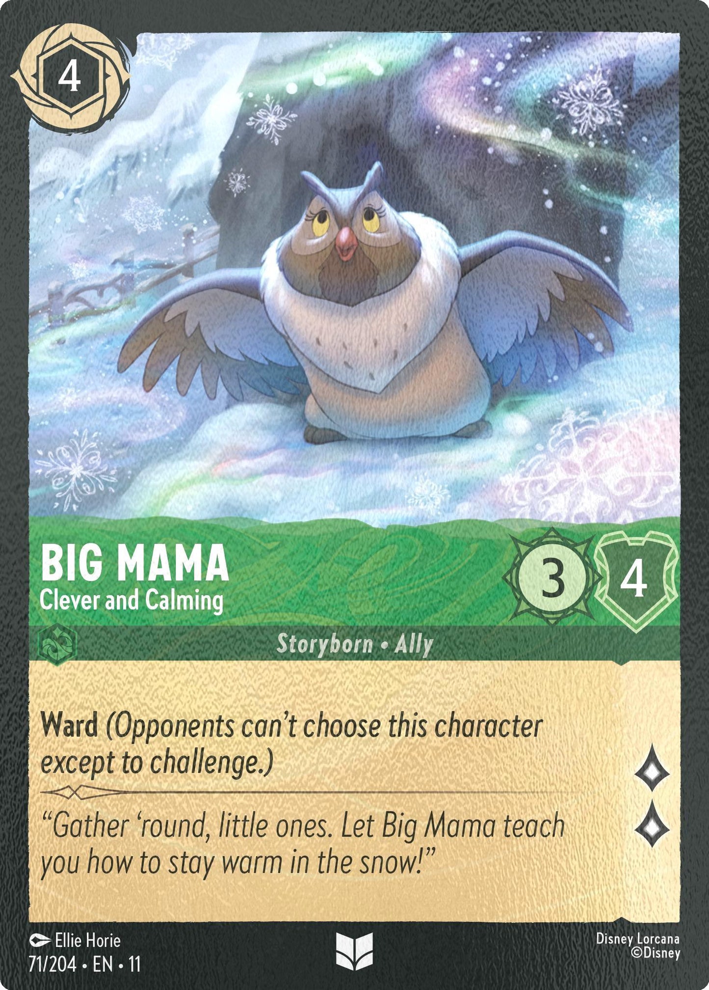 Big Mama - Clever and Calming - 71/204 [Winterspell] [Cold Foil]