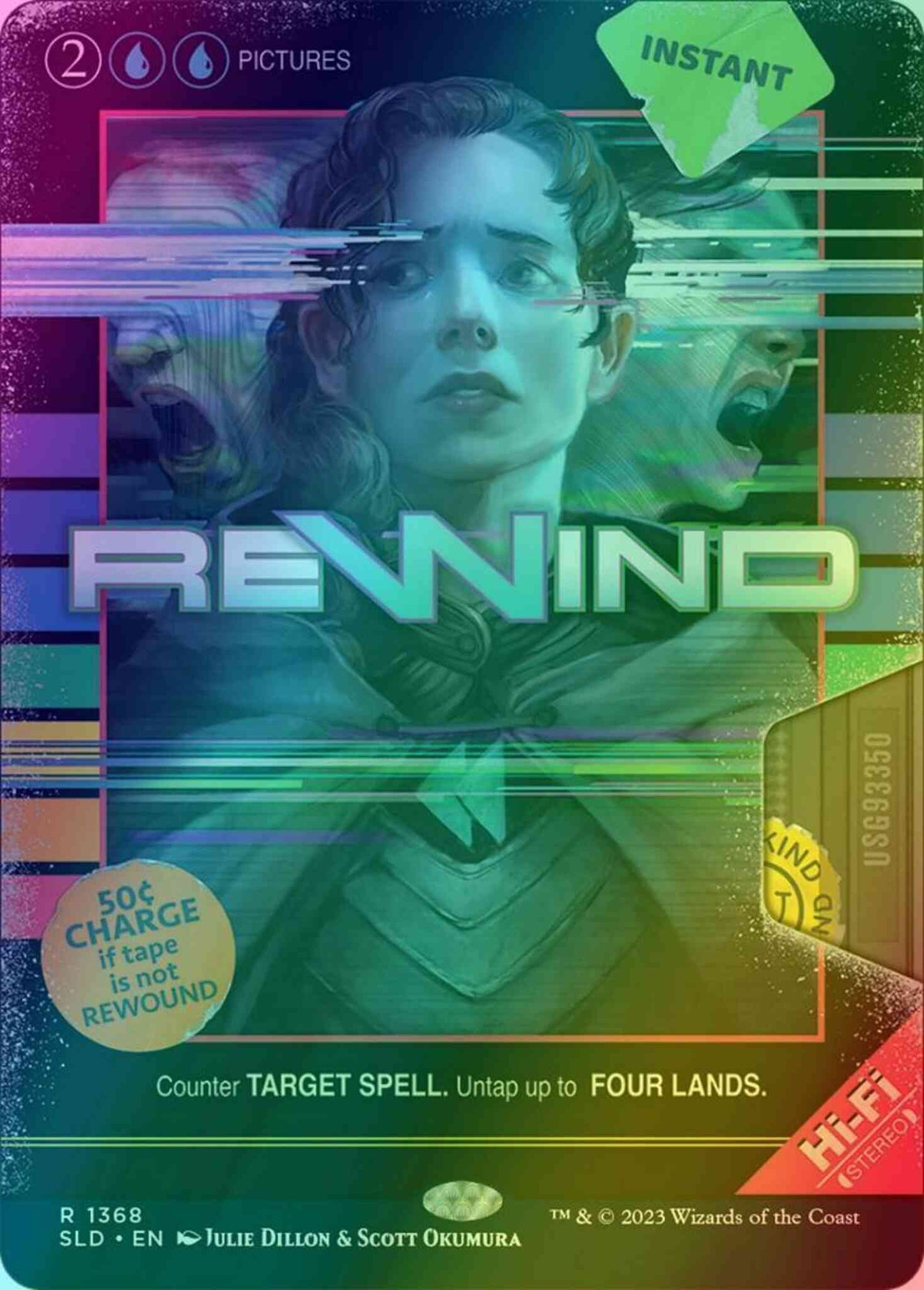 Rewind [1368] [Borderless] [Now On VHS!] [Secret Lair Drop] [Foil]