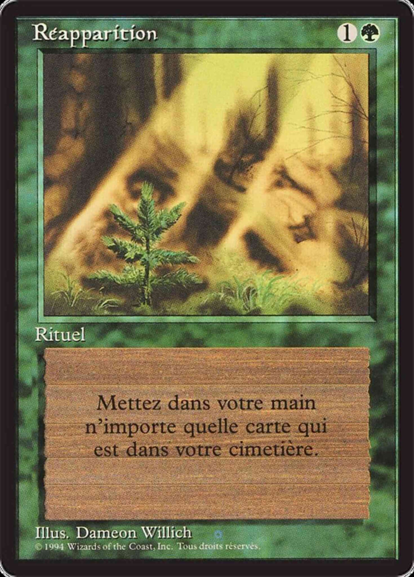 Regrowth - French [214] [Foreign Black Border: French] [Non-Foil]
